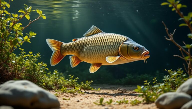 découvrez tout sur la carpe commune : ses caractéristiques, son habitat naturel et les meilleures techniques de pêche pour la capturer.
