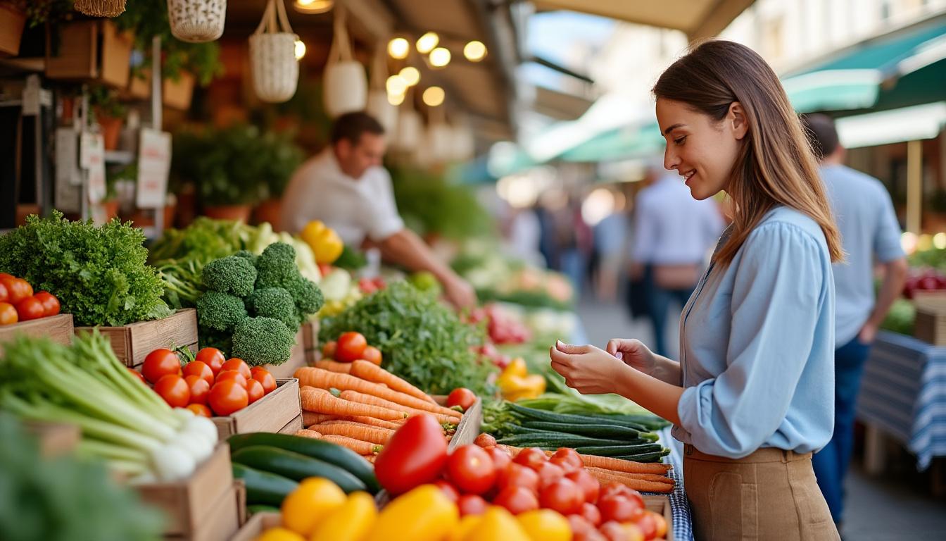 découvrez nos conseils pour sélectionner les meilleurs produits frais et locaux au farmers market et profitez pleinement de vos achats.