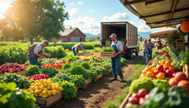 découvrez comment le circuit court alimentaire favorise des produits frais et locaux en réduisant les intermédiaires entre la ferme et le marché.