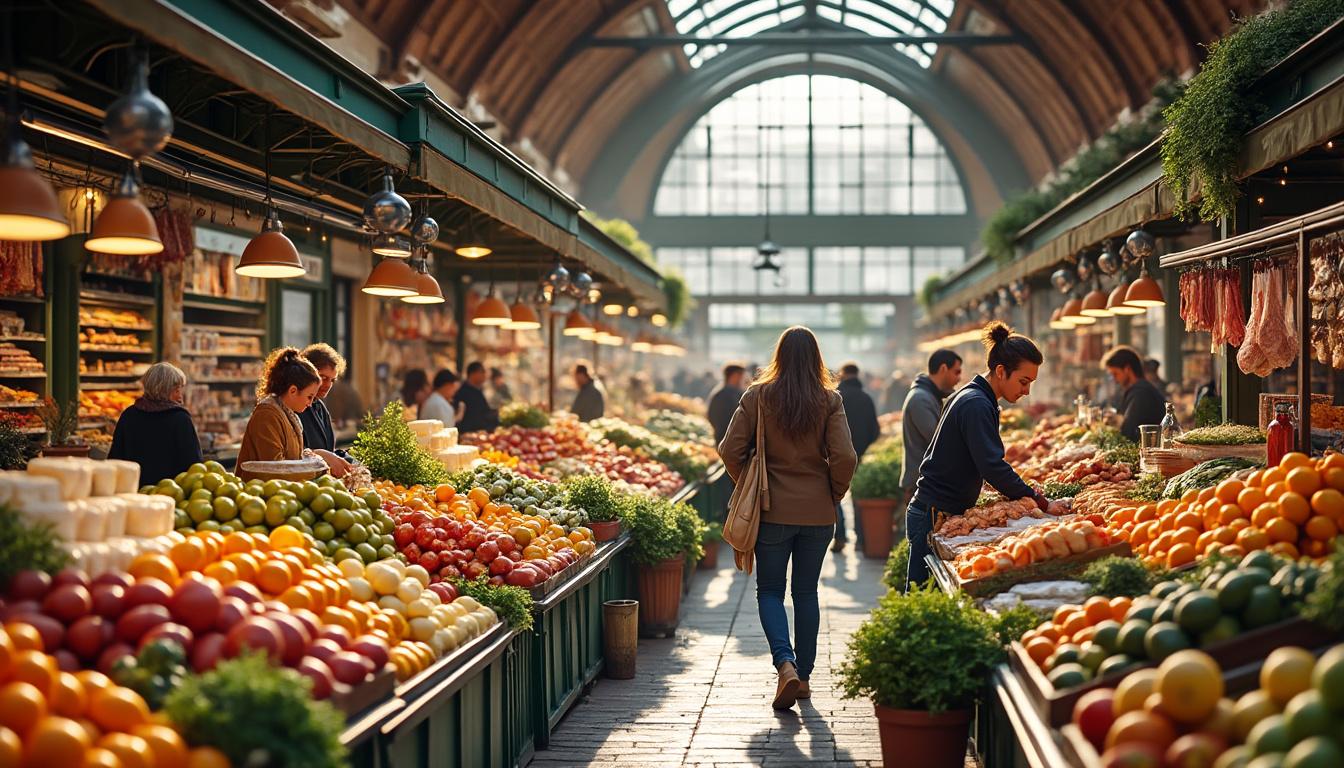 découvrez les halles market de chevilly-larue, un lieu incontournable pour les amateurs de produits frais, proposant une large sélection de fruits, légumes, viandes et spécialités locales dans une ambiance conviviale.