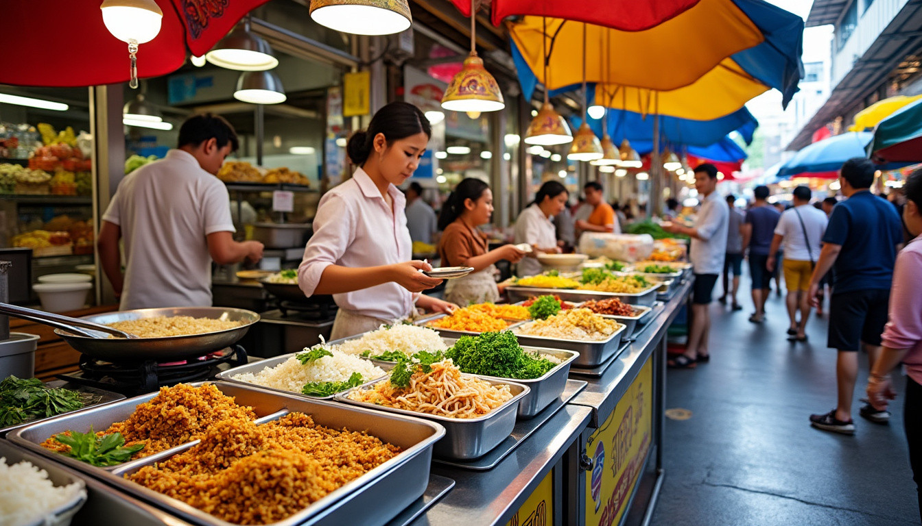 explorez le marché de jatujak à bangkok, un véritable paradis du shopping le week-end où vous trouverez une variété incroyable de produits locaux, souvenirs uniques et délices thaïlandais dans une ambiance animée et conviviale.