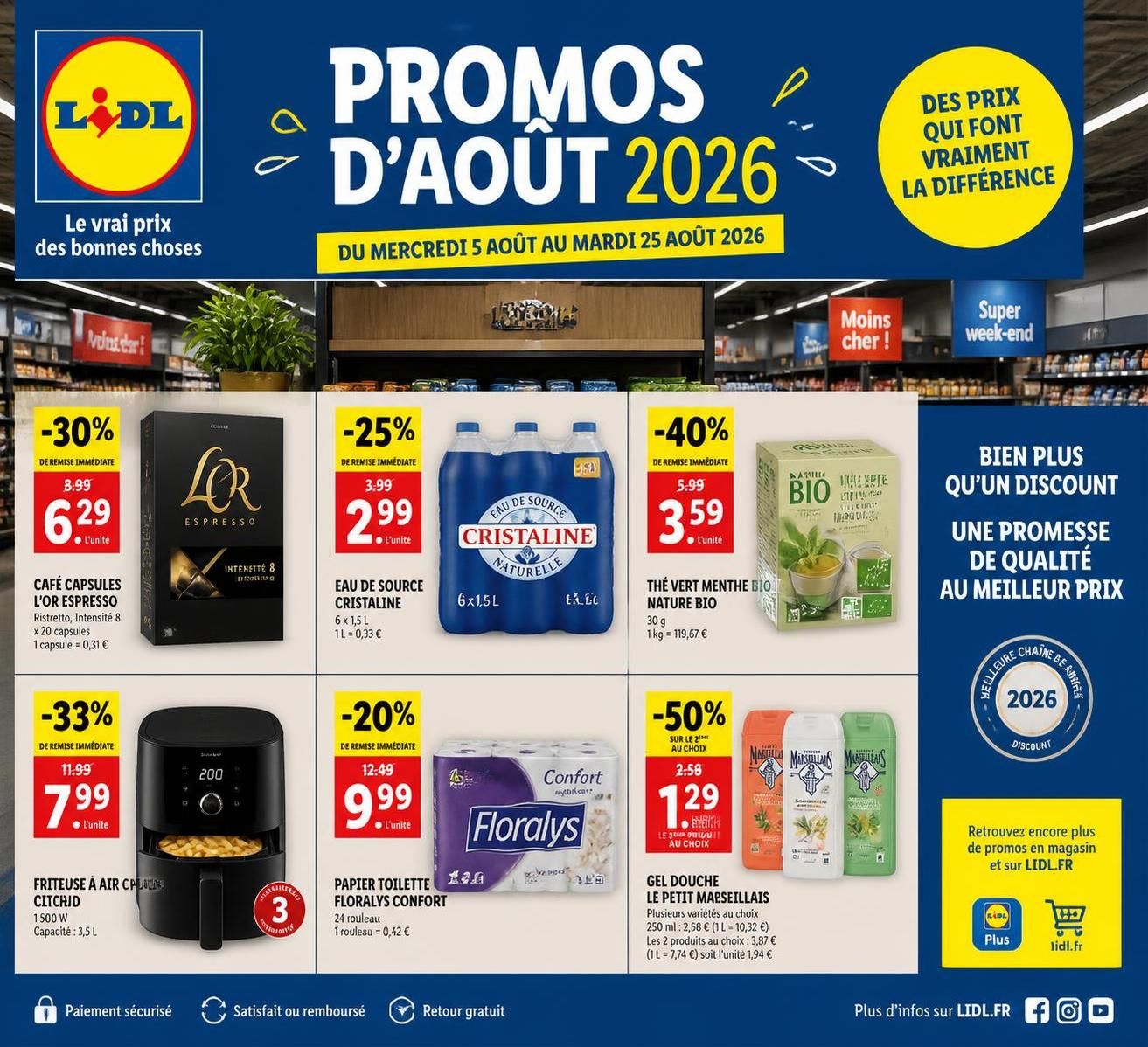 découvrez les offres exclusives de la publicité lidl cette semaine et profitez des promotions incontournables sur une large sélection de produits.