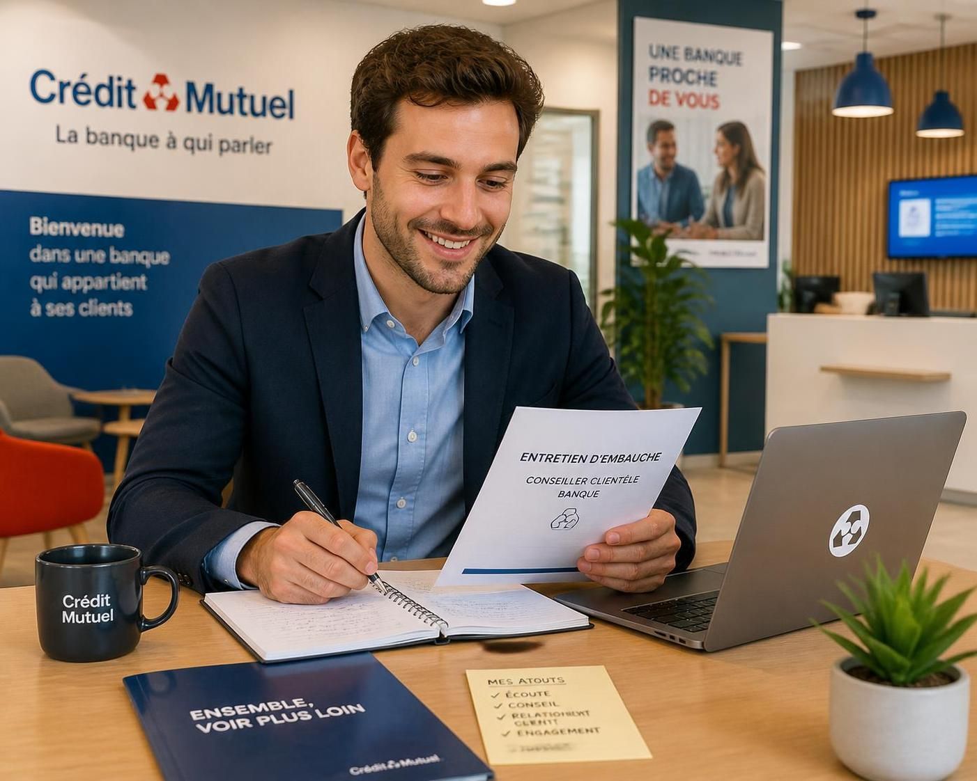 découvrez nos conseils pour réussir votre candidature au crédit mutuel en 2026 et décrocher le poste de vos rêves dans cette célèbre banque.