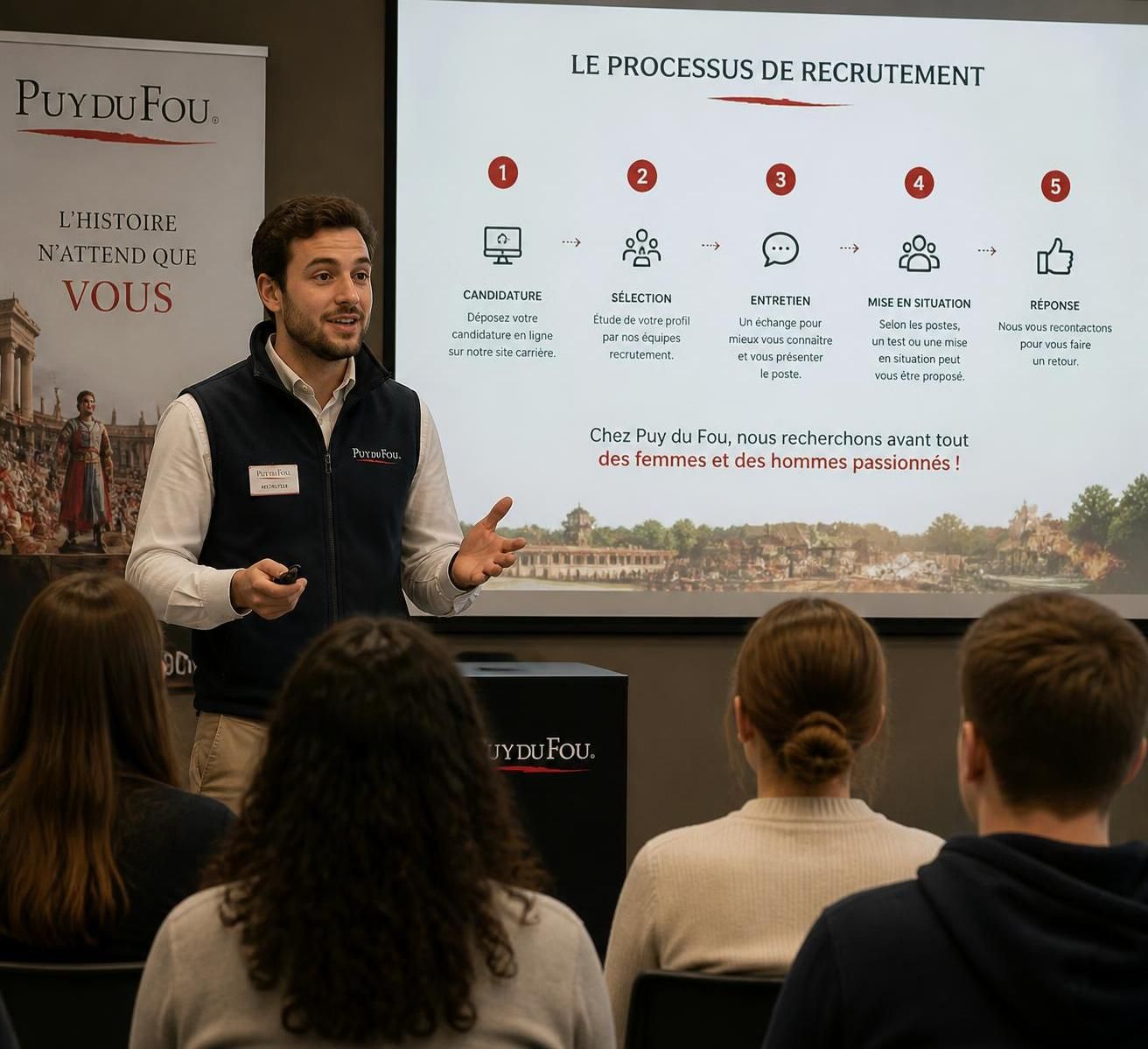 découvrez comment rejoindre le parc du puy du fou en 2026 grâce à notre guide complet sur le recrutement, les opportunités d'emploi et les étapes pour intégrer cette destination emblématique.